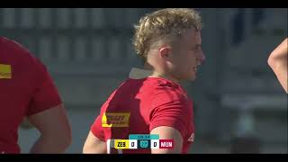 ZEBRE PARMA v MUNSTER  URC 202425  2ND ROUND  RUGBY FULL MATCH [upl. by Nalyd]