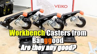 Workbench Heavy Duty Casters from Banggood  Are They Any Good [upl. by Oppen]