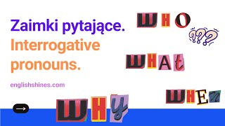 ❓ZAIMKI PYTAJĄCE W JĘZYKU ANGIELSKIM❓ Szczegółowe wyjaśnienie wraz z przykładami 🧐 SPRAWDŹ TO [upl. by Ahsiekit]