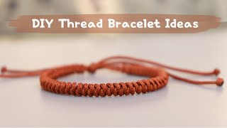 Easy Thread Bracelet Ideas  How To Make Bracelets At Home  Creationampyou [upl. by Erin317]