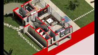 CrossSection with Edificius BIM and Yafaray Rendering [upl. by Elleoj]