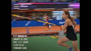 Brenna LaBranche High School Pole Vault Highlights [upl. by Awra]