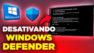 COMO DESATIVAR O WINDOWS DEFENDER CORRETAMENTE NO WINDOWS 10 2024 [upl. by Jacey]