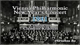 Vienna Philharmonic New Years  Concert 1941 Clemens Krauss [upl. by Juliette219]