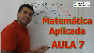 Elasticidade  parte 2 de 4  Matemática Aplicada  Aula 7 [upl. by Solita844]