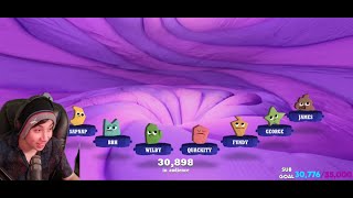 QUACKITY plays QUIPLASH with KSI JAMES CHARLES WILBUR TOMMY GEORGE SAPNAP BBH and FUNDY [upl. by Aleacem]