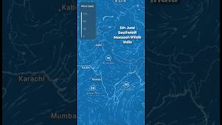 5th June Southwest Monsoon Winds amp Rainfall in India parveenmaliklive [upl. by Wulf300]