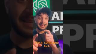 Top AI COINS 50x to 100x [upl. by Terle]