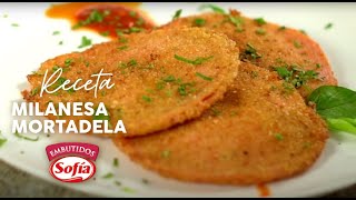 RECETA FÁCIL Y ECONÓMICA Milanesa Mortadela primavera SOFÍA [upl. by Sperry]