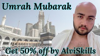 Get 50 off Umrah by AlviSkills  Offer For Facebook Users  Earned By Facebook Monetization [upl. by Yedok905]