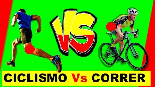 CICLISMO Vs CORRER │Cuál es mejor ejercicio para tu cuerpo  │Running Vs Bicicleta [upl. by Martine423]