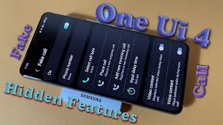 Samsung One Ui 4 Hidden Features  Fake Call [upl. by Ellett384]