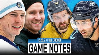 PETTERSSON TO CHICAGO  Game Notes 1228 [upl. by Nauqad]