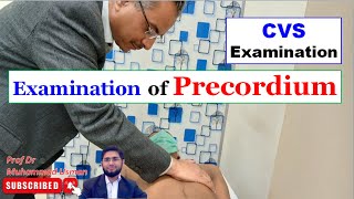 Examination of Precordium  CVS Examination  Clinical Methods  physiology practical [upl. by Verine]