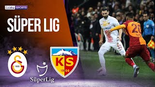 Galatasaray vs Kayserispor  SÜPERLIG HIGHLIGHTS  011524  beIN SPORTS USA [upl. by Marnia]