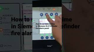 How to set date amp time in Siemens XLS firefinder fire alarm panel [upl. by Henryson]