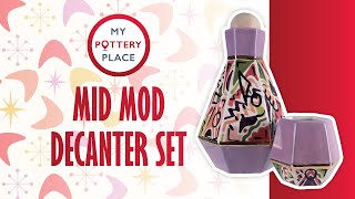 Mid Mod Decanter Set [upl. by Pejsach217]