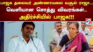 பாஜக தலைவர் அண்ணாமலை வசூல் ராஜா வெளியான சொத்து விவரங்கள் அதிர்ச்சியில் பாஜக  Annamalai [upl. by Assylla]