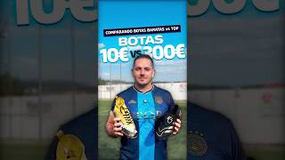 Parte 1 Hoy ponemos a prueba unas botas de 10€ de Temu vs las botas de Jude Bellingham de 300€ ⚽️👟 [upl. by Ojadnama]