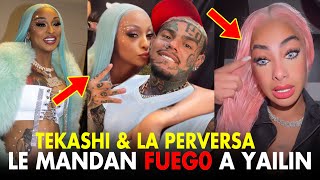 TEKASHI69 Y LA PERVERSA ACABAN A YAILIN [upl. by Airemaj]