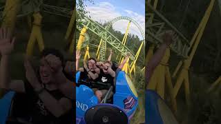 Dwervelwind at Toverland best spinning coaster rollercoaster pov holland fun frightnights [upl. by Jillian]