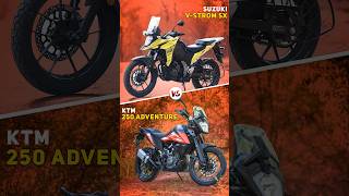 Suzuki VStrom SX 😍 Vs KTM 250 Adventure 🤩 Amazing Comparison 🔥 shorts [upl. by Noryahs733]