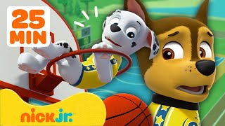 Psi Patrol  Akcje Ratunkowe i Przygody PSIEGO Patrolu 🏀  25 Minutowa Kompilacja  Nick Jr Polska [upl. by Anailil]