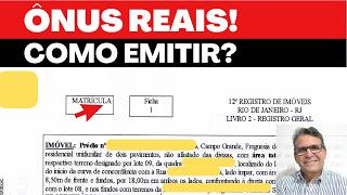 ÔNUS REAIS como emitir [upl. by Desirea290]