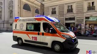 Ambulanza in emergenza a Roma [upl. by Yror]