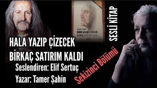 SESLİ KİTAP 8 BölümHala Yazıp Çizecek Birkaç Satırım Kaldı  Tamer ŞahinSeslendiren Elif Sertuç [upl. by Sekyere309]