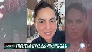 Exclusivo Graciele Lacerda admite que criou perfil falso mas nega ofensas à família de Zezé [upl. by Haem326]