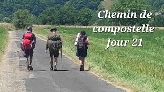 CHEMIN DE COMPOSTELLE JOUR 21 Enfin des pèlerins 😊 [upl. by Steck78]