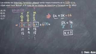 razones y proporciones problema 105 [upl. by Claudy]