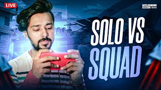 SOLO VS SQUAD BGMI CHALLENGES 🔥 BGMI LIVE shortsfeed shortslive bgmilive [upl. by Knut618]