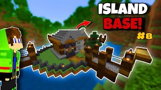 I Made A Mini Island Base 🏝️ In Minecraft  Survival Series Ep 8  Mcpe Gameplay [upl. by Ruprecht]