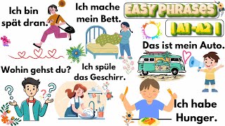 4 Hours of Everyday Phrases Enhance Your Daily Routine in German [upl. by Gerrit]