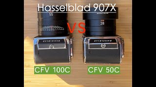 Hasselblad 907X  CFV 100C vs 50C Modular Medium Format Camera [upl. by Ellenahs93]