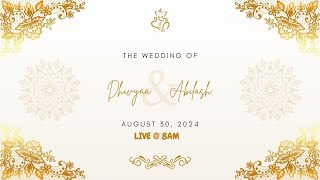 DHIVYAA WITH ABILASH WEDDING LIVE [upl. by Seek238]