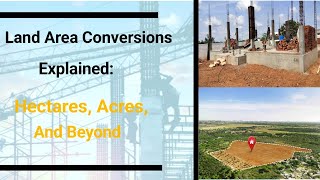 Land Area Conversions Explained Hectares Acres and Beyond [upl. by Akirderf]