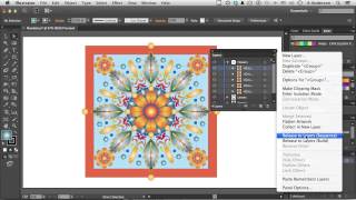 Adobe Illustrator CC Tutorial  Managing Layer Panel Options [upl. by Ambros]