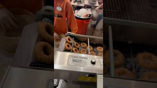 Donuts Making Process telugushorts usateluguvlogs donuts krispykreme america sweet sweettooth [upl. by Suiratnauq]