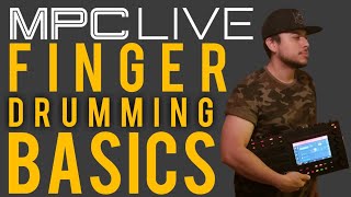 Akai MPC LIVE  Finger Drumming Basics  Lifted Noise [upl. by Canada]