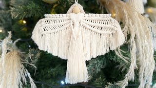 DIY Angel en Macramé 2DIY Macrame Angel 2 [upl. by Eeralih]