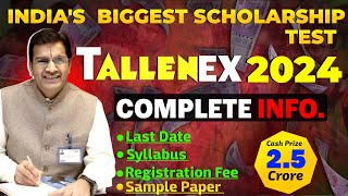 Tallentex 202425  Allen Scholarship Test  All About Tallentex 2024  Syllabus  Exam Date  Alle [upl. by Adiehsar786]