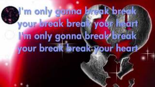 Taio Cruz feat Ludacris  Break Your Heart With Lyrics [upl. by Aneeled]