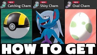 How To Get Shiny Charm Oval Charm and Catching Charm in Pokemon Sword and Shield [upl. by Yun]