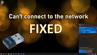 Cant connect to the network  Error Fix  Alfa Wifi Dongle [upl. by Rufford]