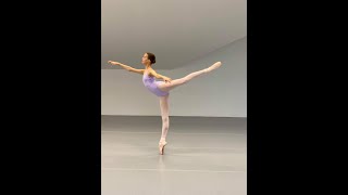 Goda Budreviciute 13 for Royal Ballet School audition 2021 [upl. by Dyane]