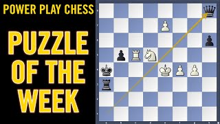 Chess puzzle of the week  White to play  MaghsoodlooWarmerdam  Tata Steel 2024 [upl. by Callery831]