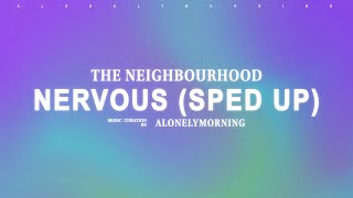 The Neighbourhood  Nervous Sped Up Lyrics [upl. by Esserac]